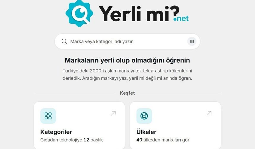 Markanın Yerli Olup Olmadığını Öğrenmek Artık Çok Kolay!