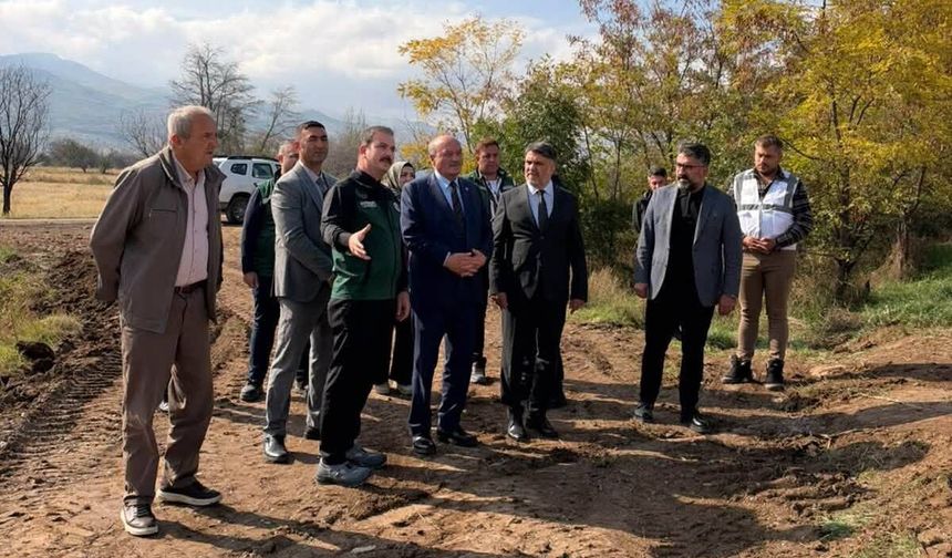 Erzincan’da arazi toplulaştırmasında 164 kilometrelik yol tamamlandı
