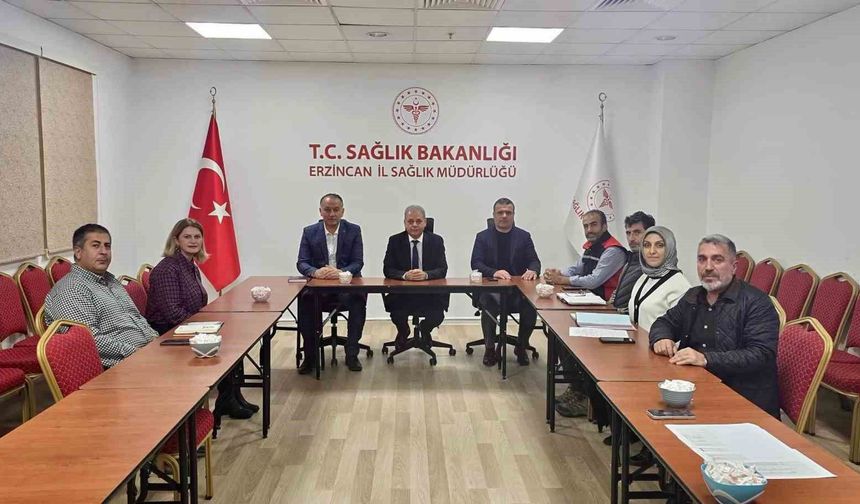 Erzincan İl Sağlık Müdürlüğünde İş Sağlığı ve Güvenliği Toplantısı