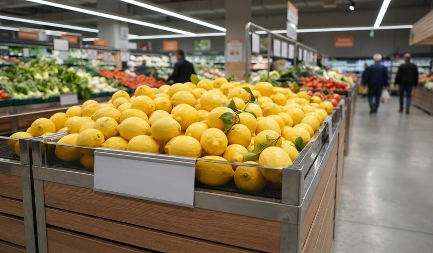 Market limonlarında tehlikeli oranda pestisit var!
