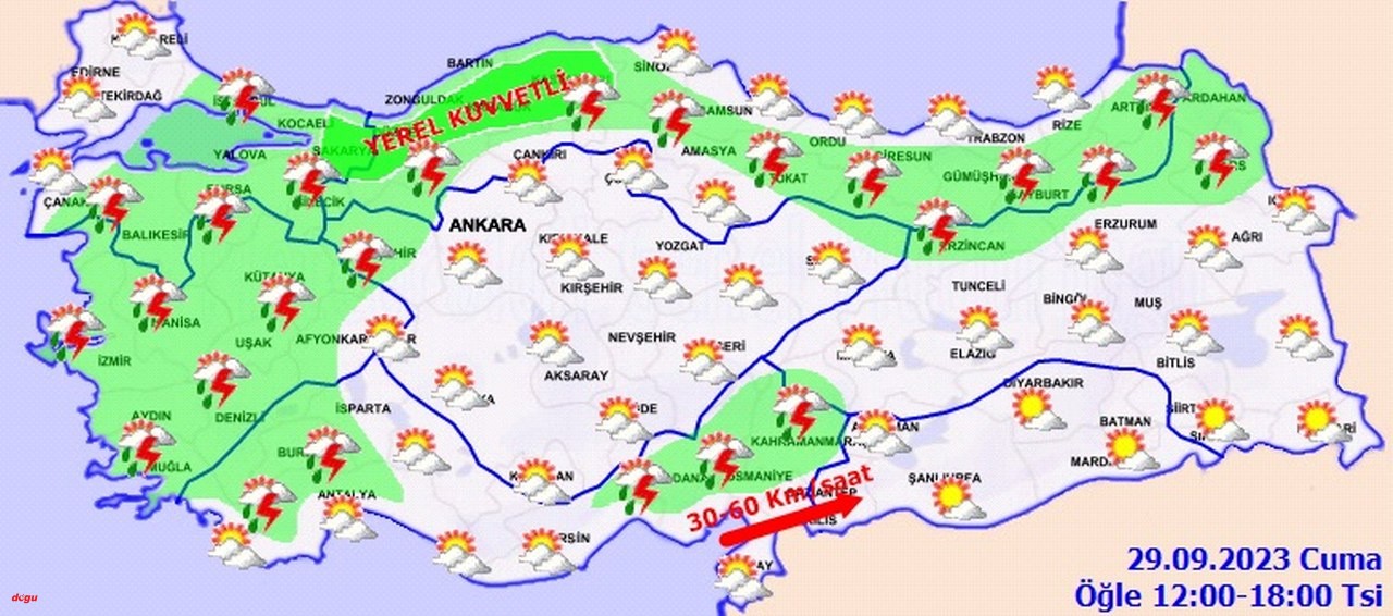 5 gün sürecek yağışlar başladı_1280x566