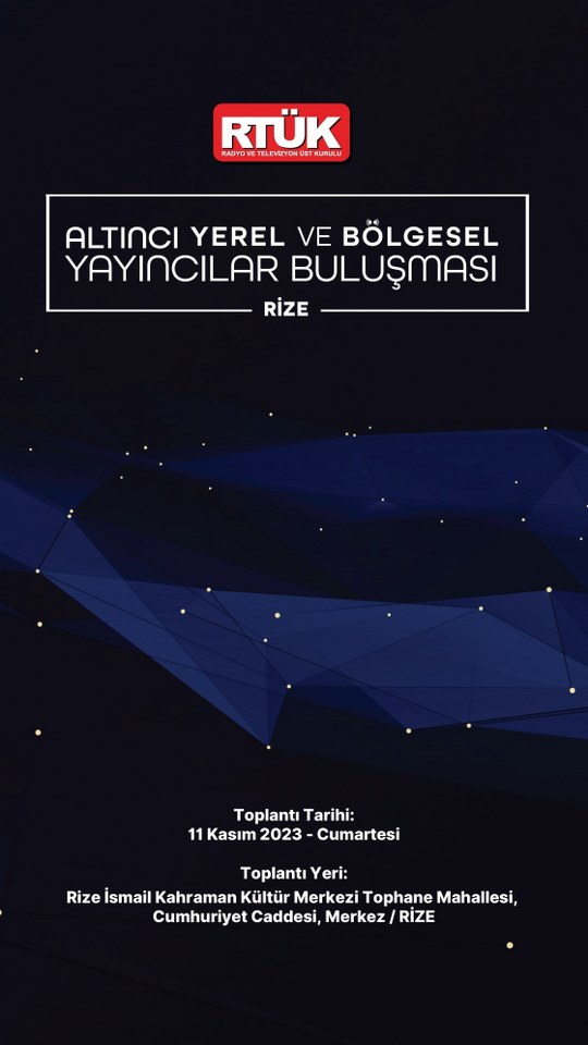 6. Yerel Medya Buluşması Rize’de yapılacak (1)_540x960