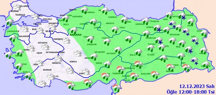 Sağanak yağış ve kara dikkat (2)