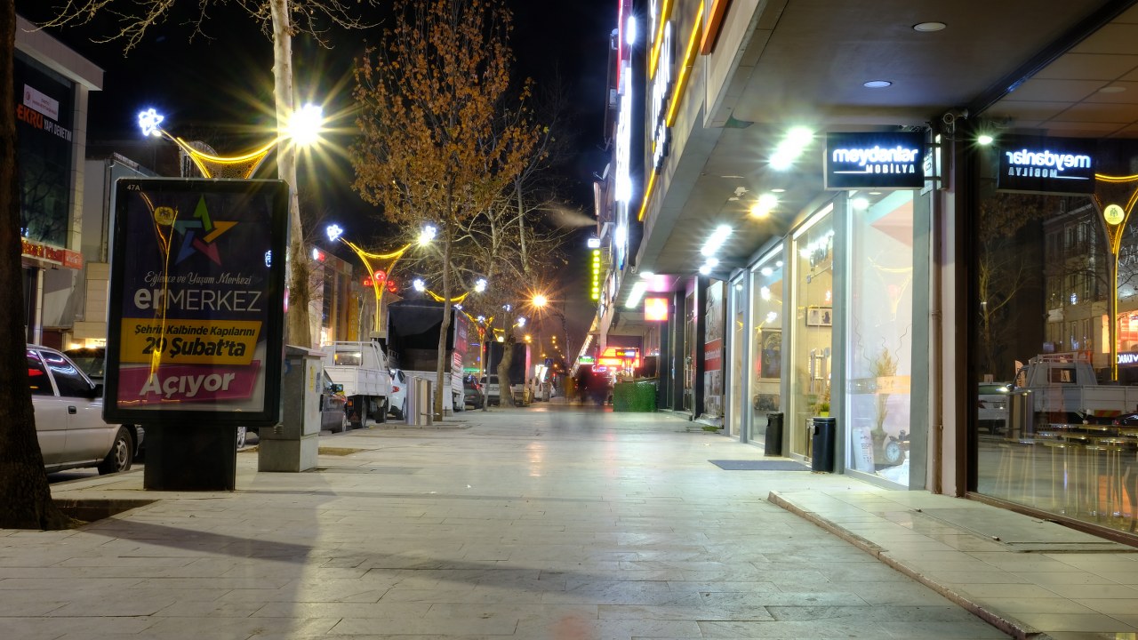 Uzun Pozlama tekniği ile çekilen Erzincan Fotoğrafları