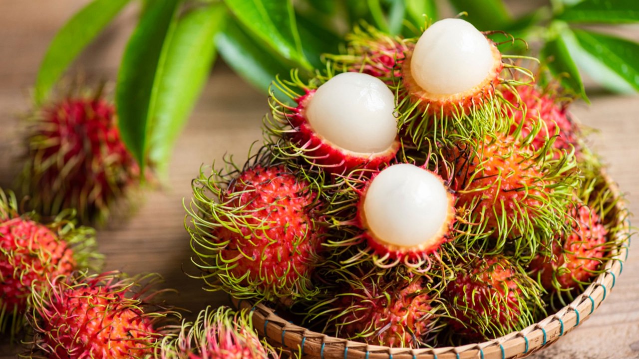 Rambutan (Meyvelerin Kralı) Meyvesi 1280X720