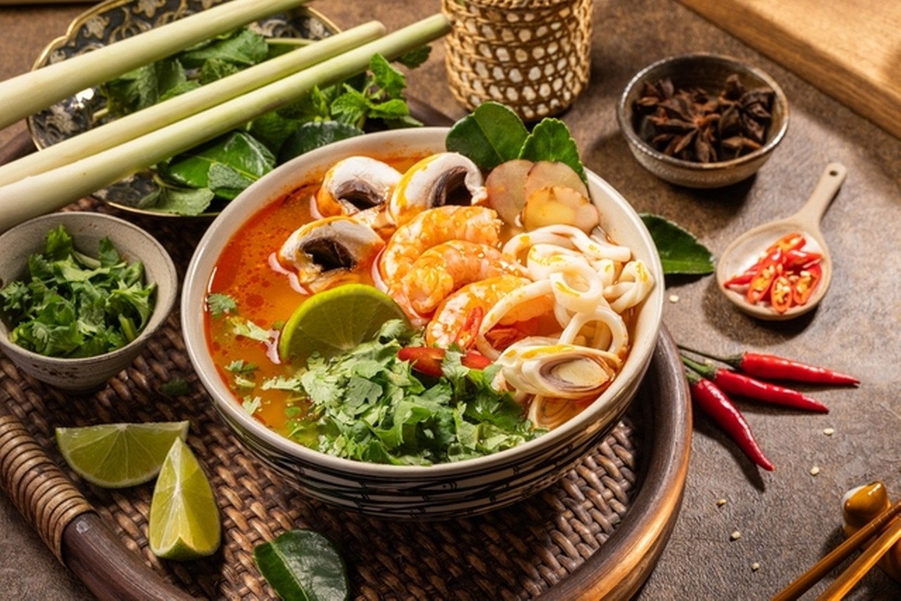 Tayland Tom Yum Çorbasi 1280X854