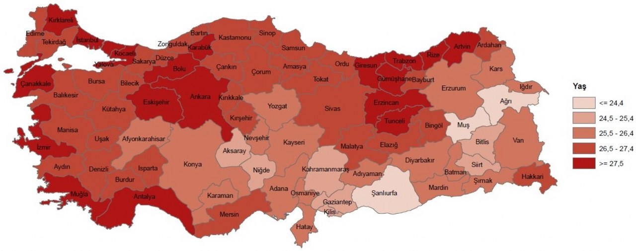 İllere Göre Annenin Ilk Doğum Yaşı Ortalaması 1280X506