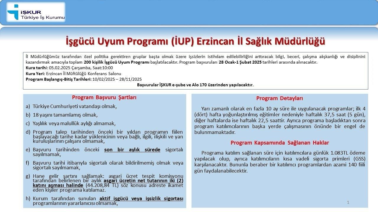 İşkur Program Detayi 1280X720