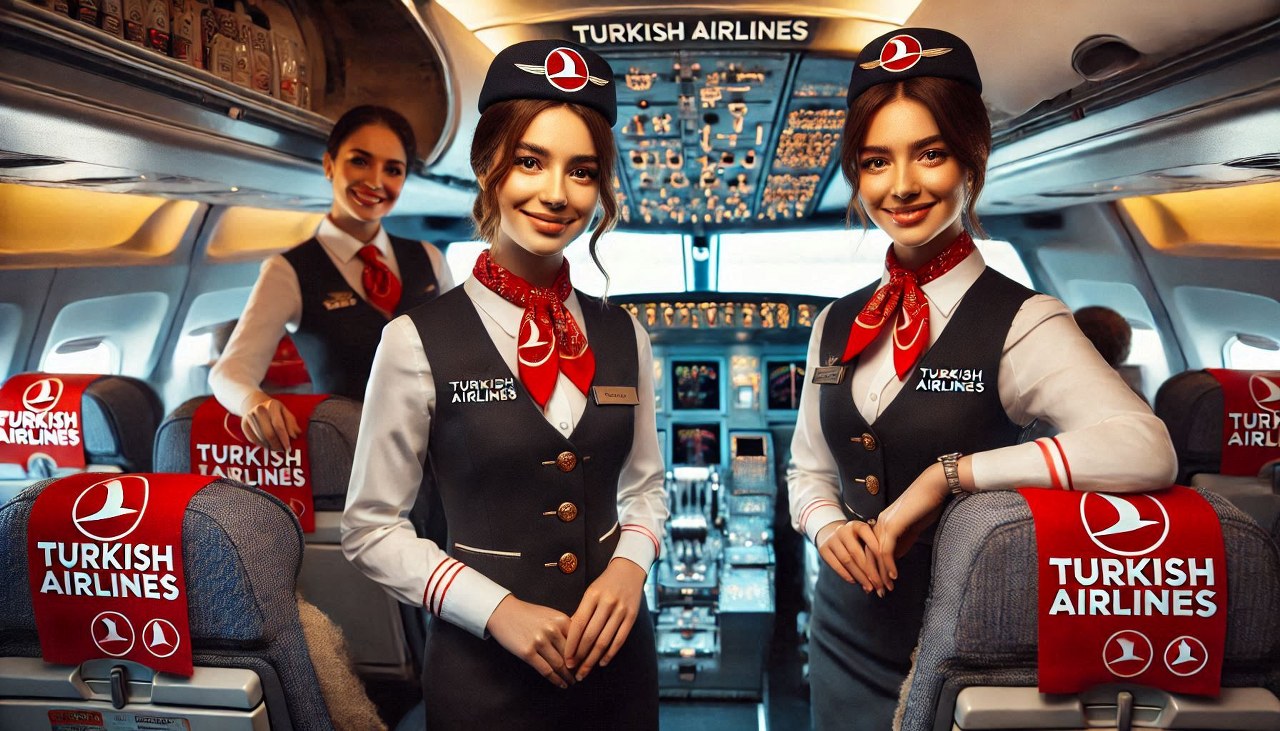 Türk Hava Yollari Hostes 1280X731