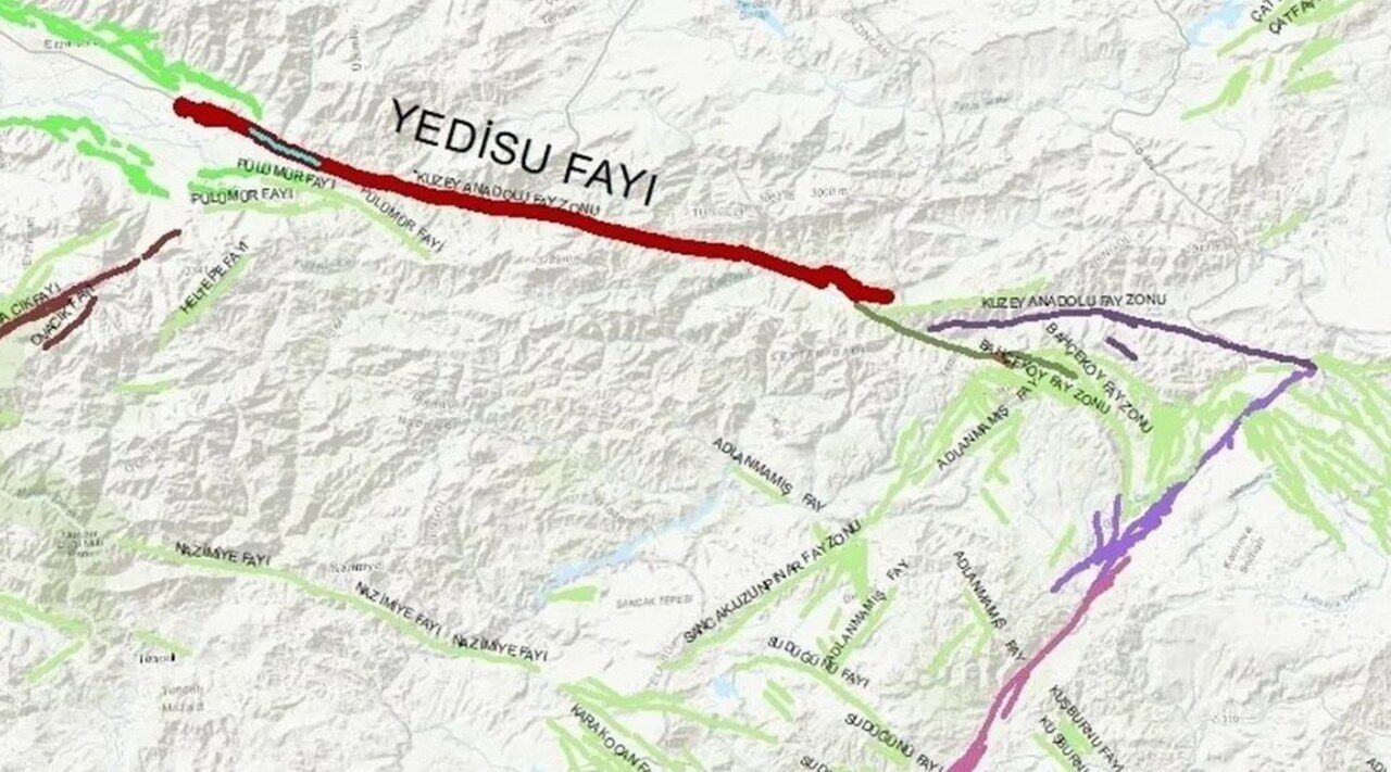 Yedisu Fay Hattı 1280X711