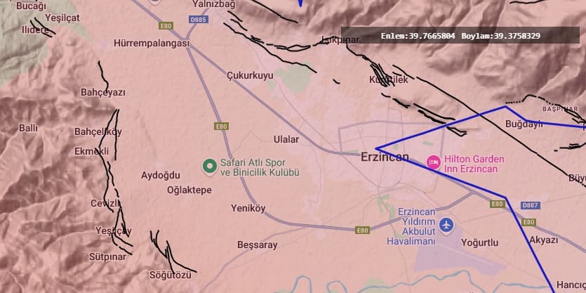 Erzincan Diri Fay Hattı 1