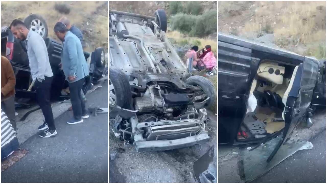 Üniversite Yolunda Kaza: 3 Kişi Yaralandı (VİDEO)