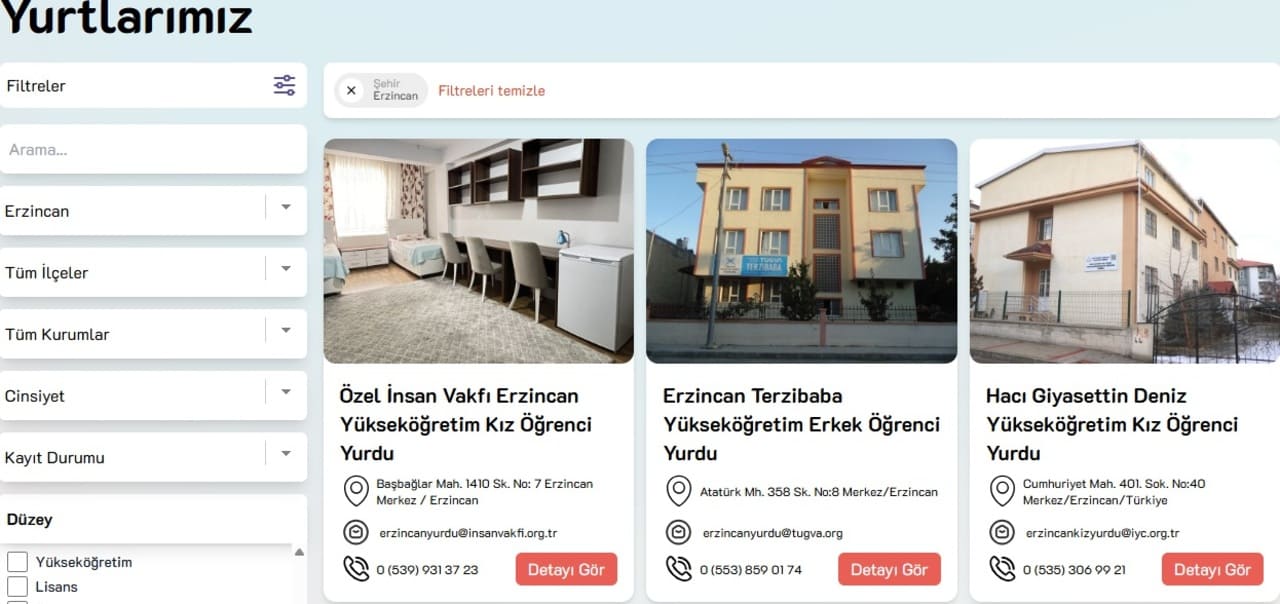 Ogrenciyurdu.org.tr Erzincan