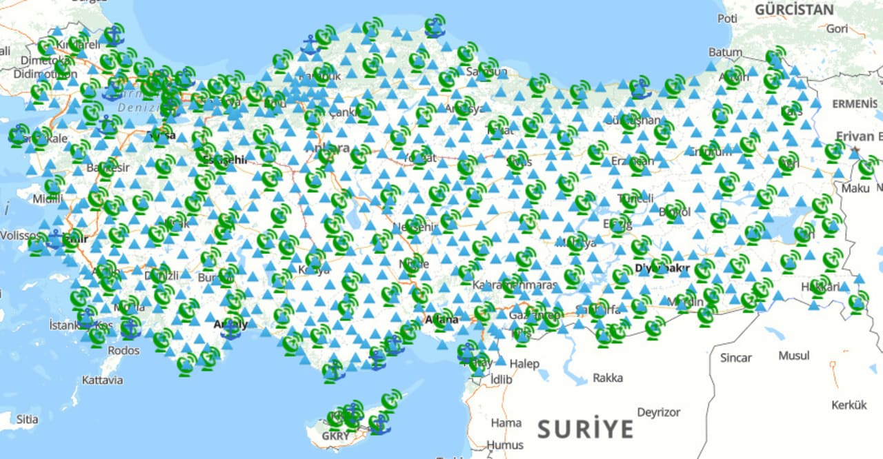 Türkiye Nirengi Haritası