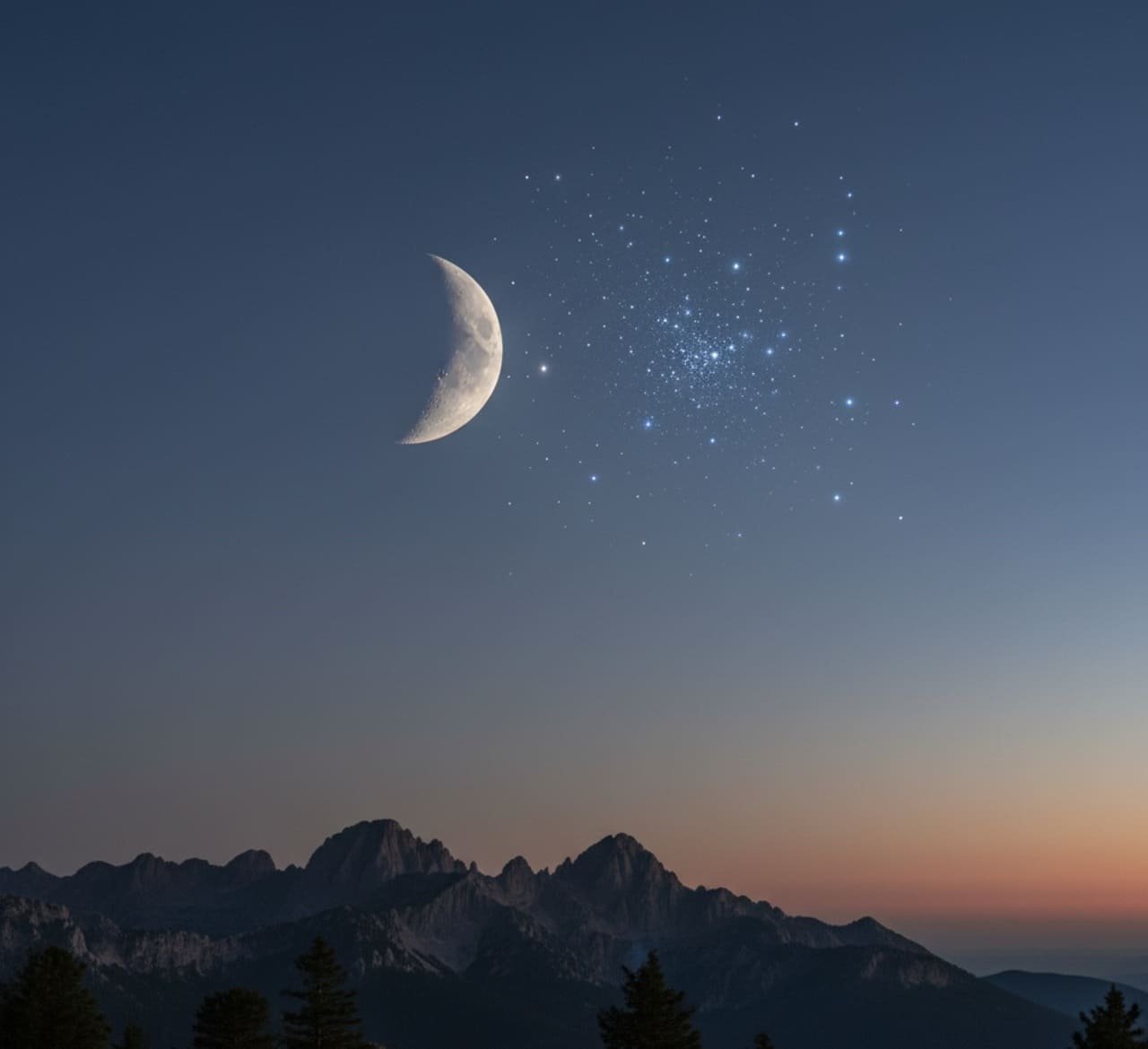 Ay Ve Ülker Yıldızı