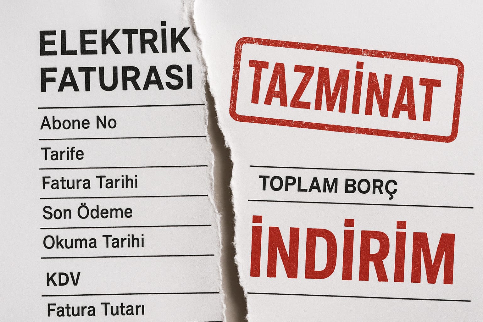 Elektrik Faturası Tazminatı
