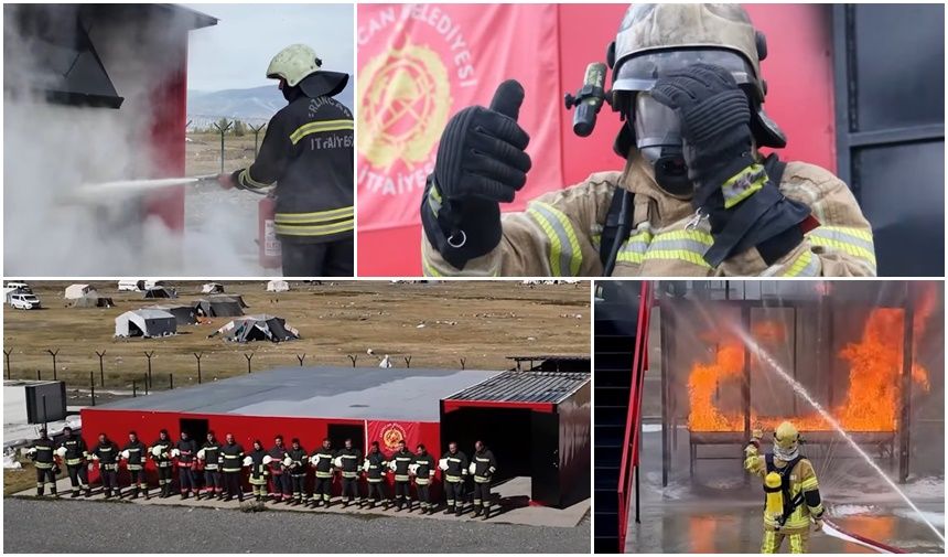 Erzincan’da İtfaiyeye Üst Düzey Eğitim Merkezi (VİDEO)