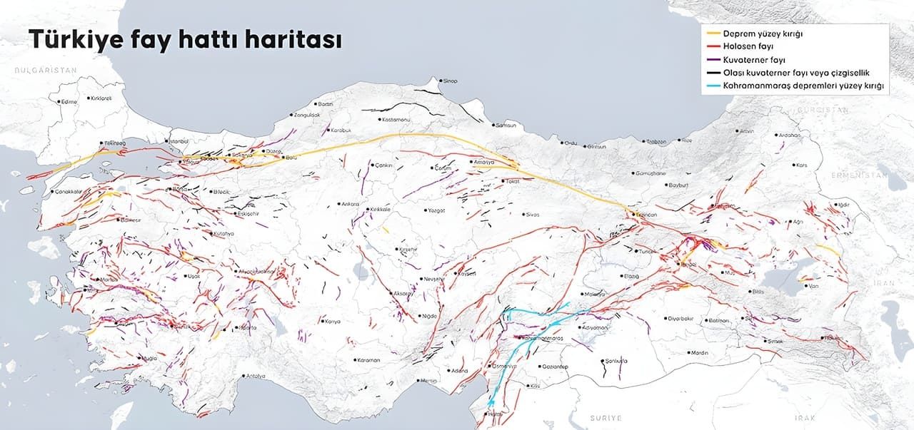 Erzincan Kırmızı Alarm! En Tehlikeli Fay Hatları Açıklandı