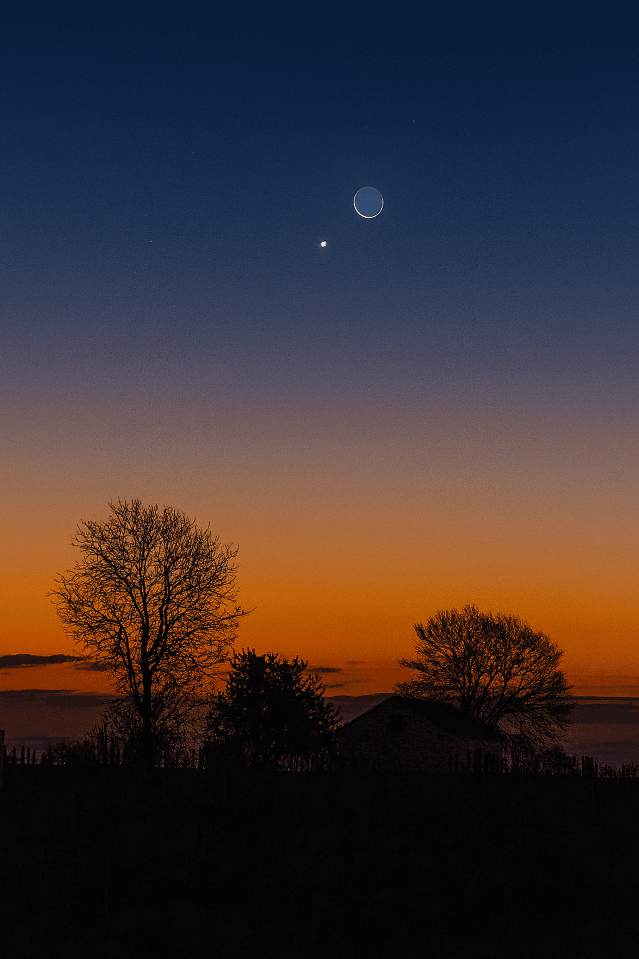 Venüs Ve Ay Yakınlaşması