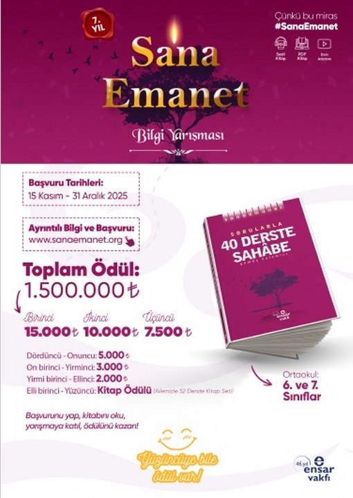 Ensar Vakfı Yarışma 510X720