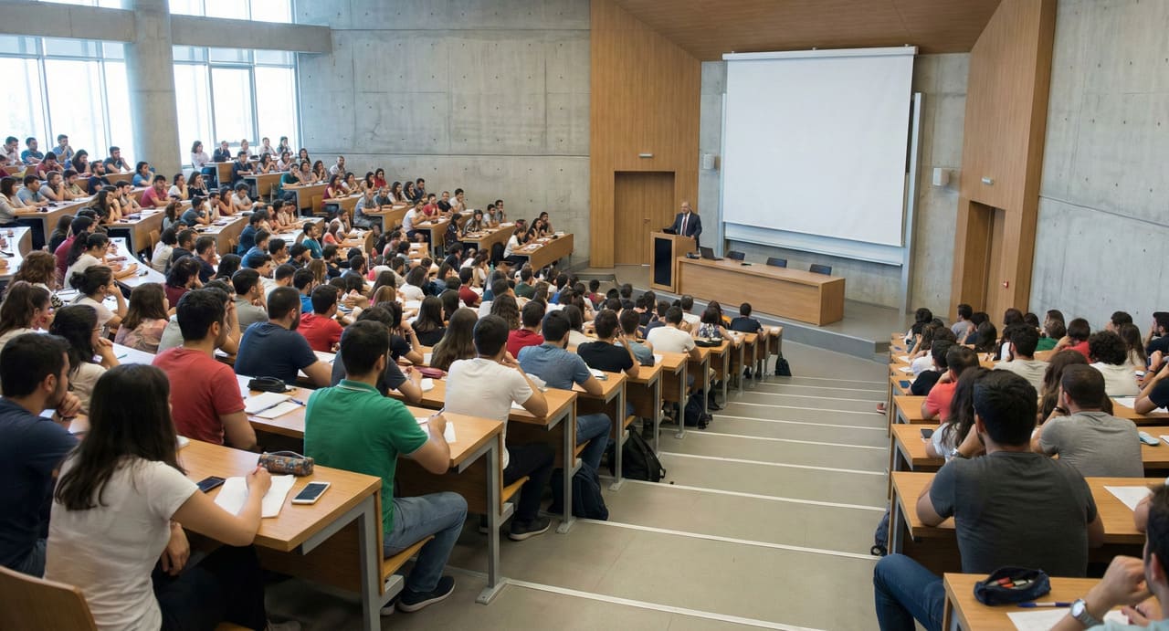 Amfi, Sınıf, Üniversite Ders