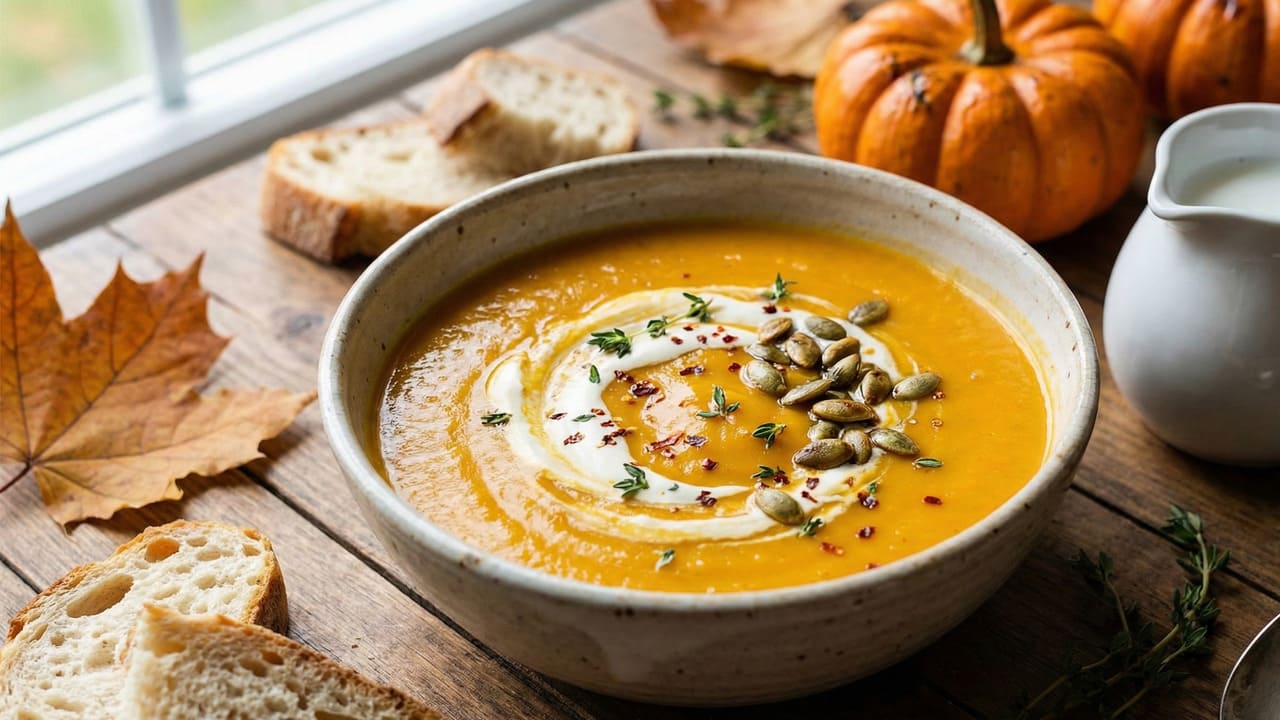 Bal Kabağı Çorbası