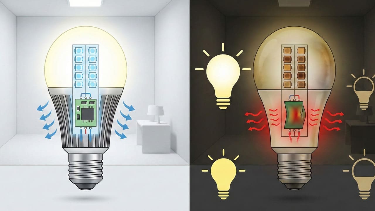 Led Ampulün Parlaklığını Yitirmesi (1)