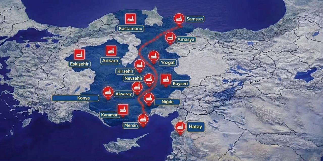 Sanayi Bölgeleri Kurulması Planlanan İller