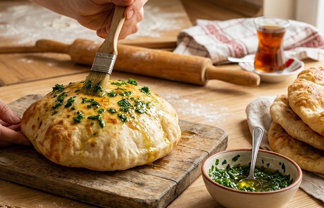 Tam Kıvamında Kabaran "Balon Bazlama"