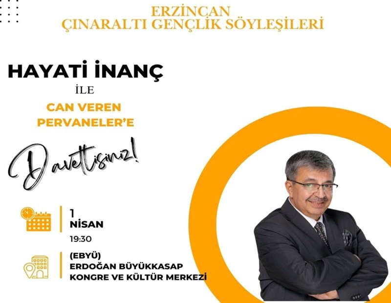 Hayati İnanç’tan Erzincan’da Söyleşi