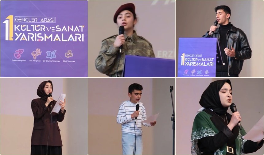 Erzincan’da Şiir Rüzgarı Esti