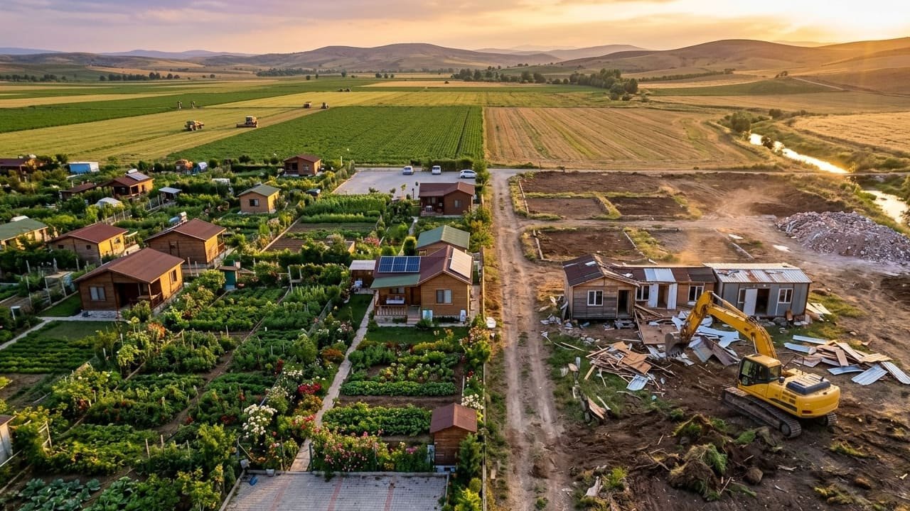 Tarım arazisinde kaçak yapıya son: Yıkım başlıyor!