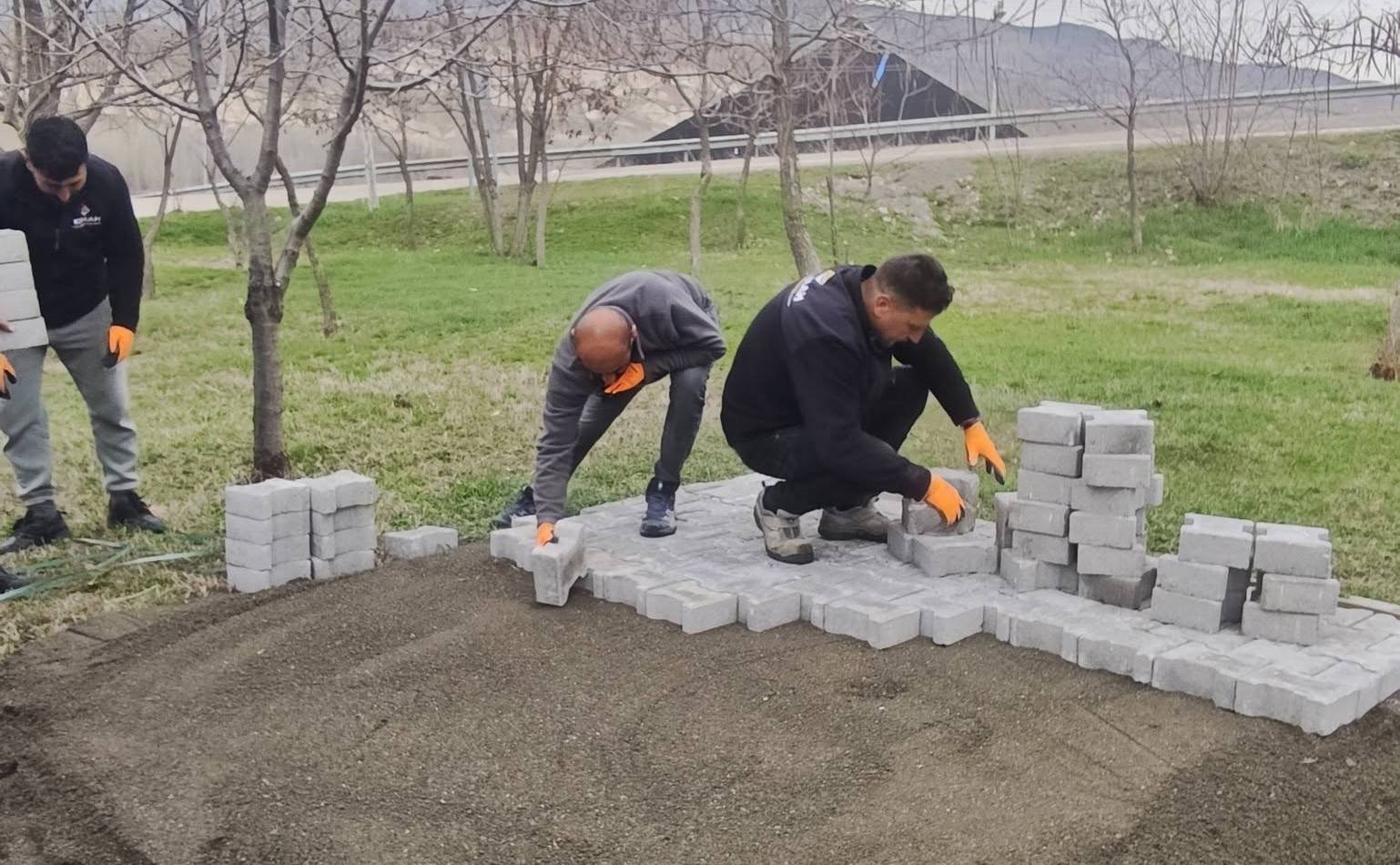 Kemah’ta Yılmaz Tankül Parkı Yenileniyor