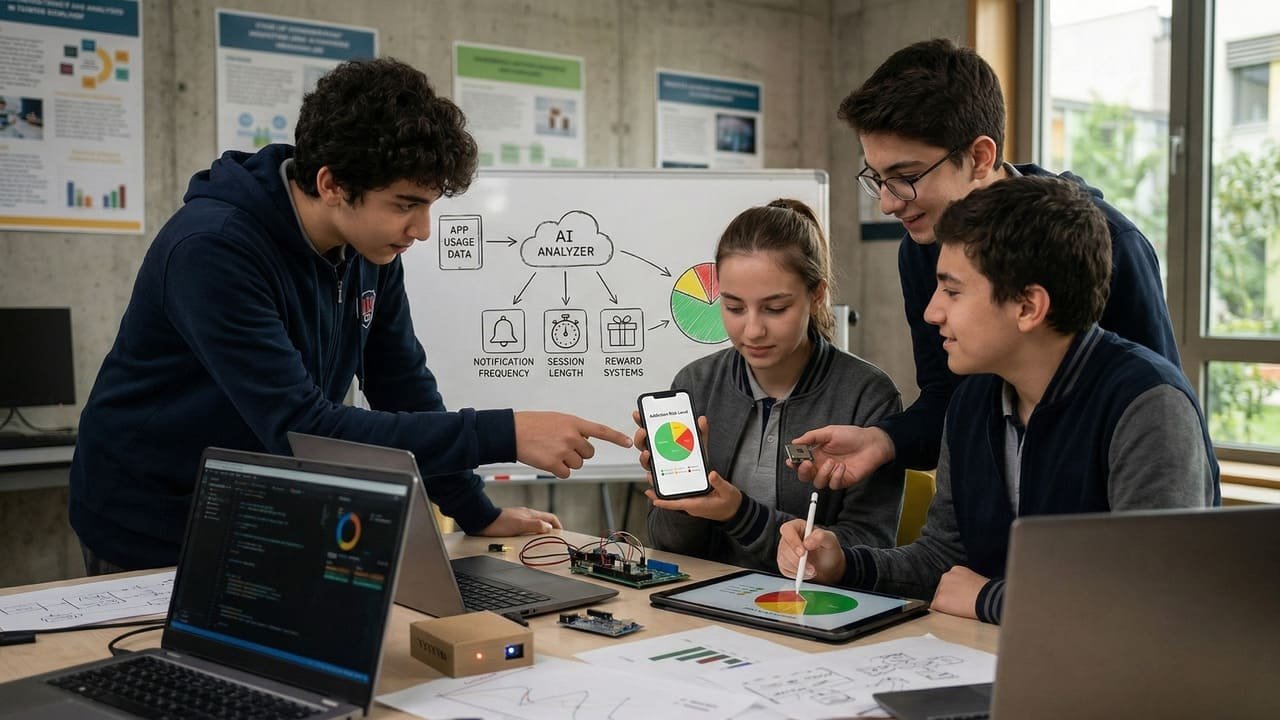 Liselilerden dev buluş: Oyun bağımlılığınızı görebileceksiniz!