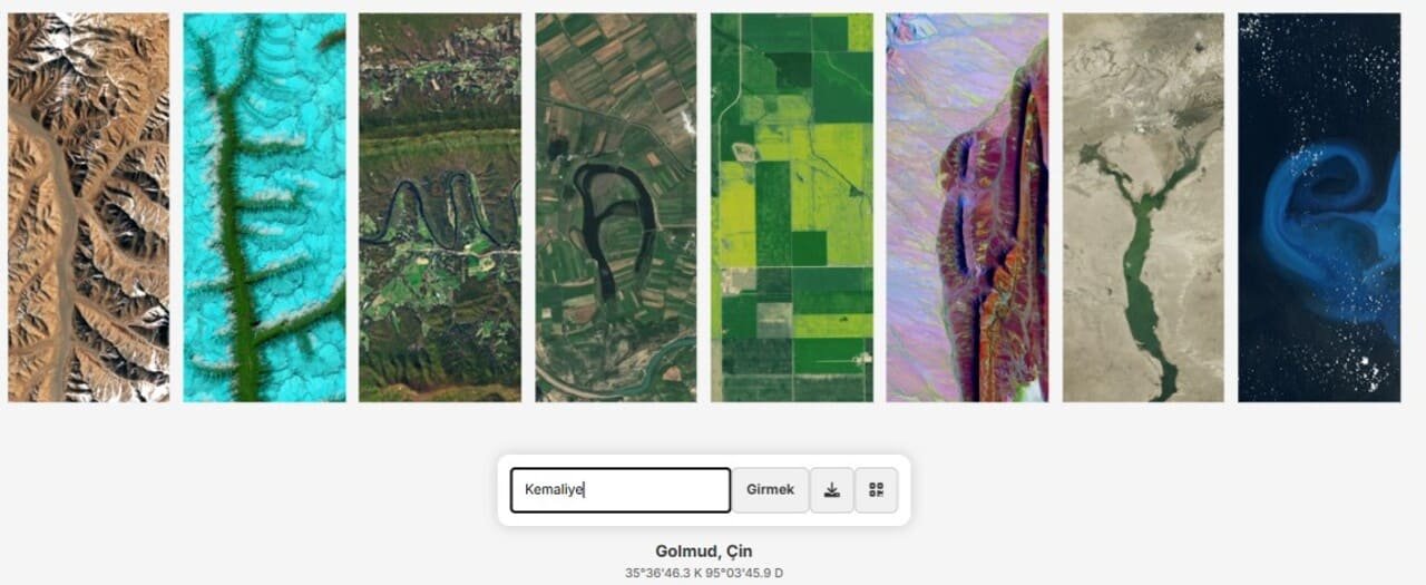 Uydu Resimleriyle Kemaliye Yazısı