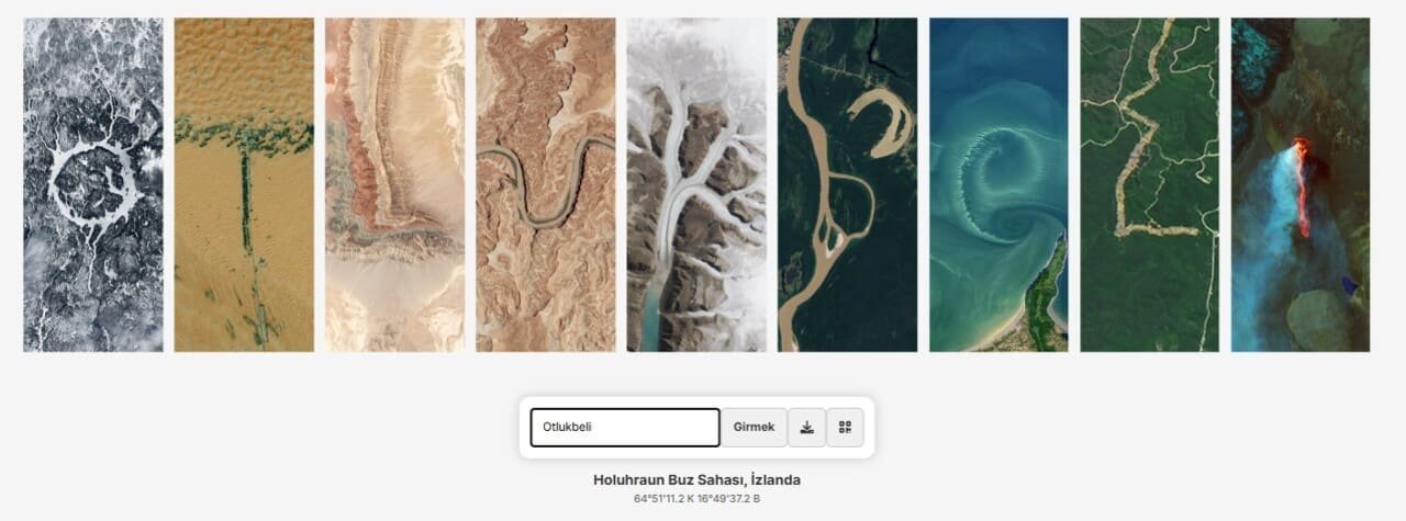 Uydu Resimleriyle Otlukbeli Yazısı