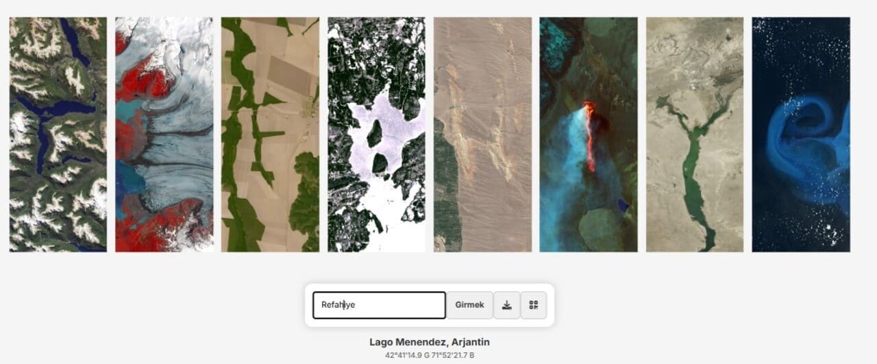 Uydu Resimleriyle Refahiye Yazısı