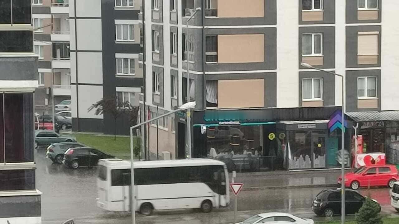 Erzincan'da Sağanak Yağış-1