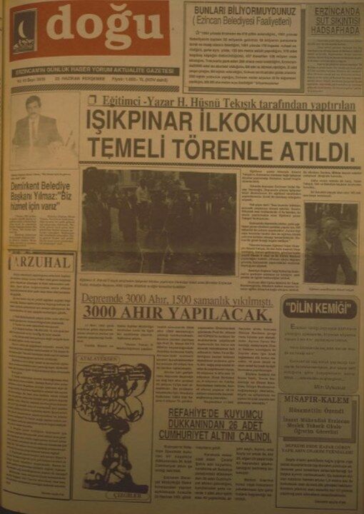 Işıkpınar’da Temel Atıldı, Refahiye’de Altın Hırsızlığı! 1992’De Bugün Neler Yaşandı 510X720