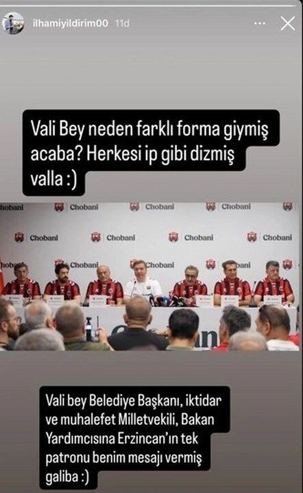 Bi̇nali̇ Yildirimin Kardeşi̇ni̇n Paylaşimi 442X720