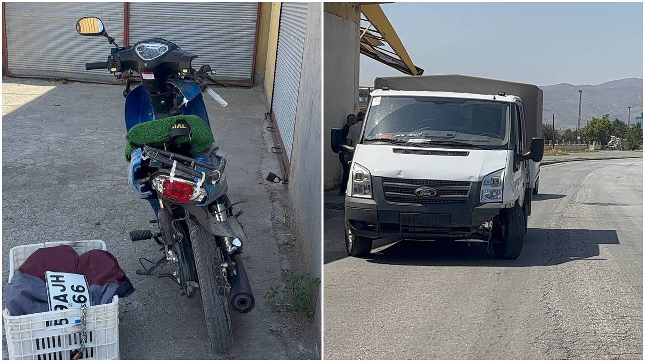 Erzincan’da Kaza: Motosiklet Sürücüsü Ağır Yaralandı (VİDEO)