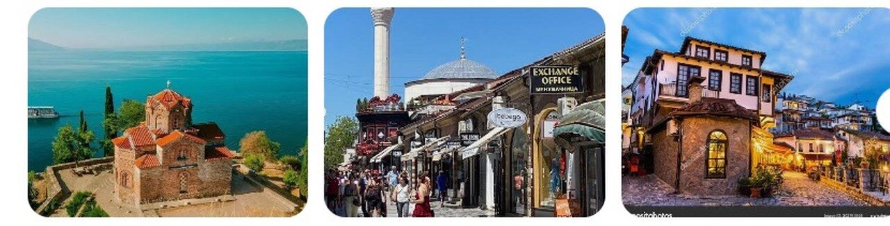 Kuzey Makedonya & Bosna Hersek (Ohri Gölü & Saraybosna) 1280X326