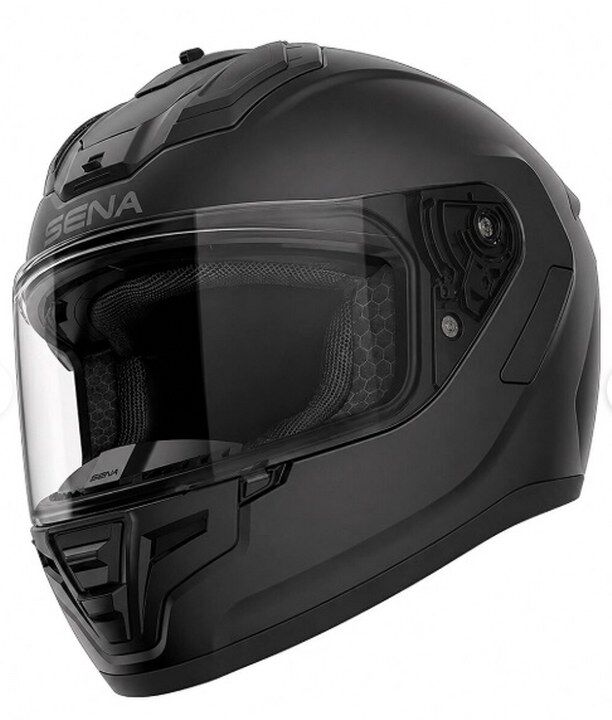 Sena Phantom Interkom Hazırlıklı Motosiklet Kask Mat Siyah 612X720