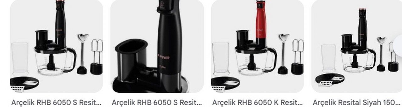Arcelik Resital 1500W Blender Seti Siyah