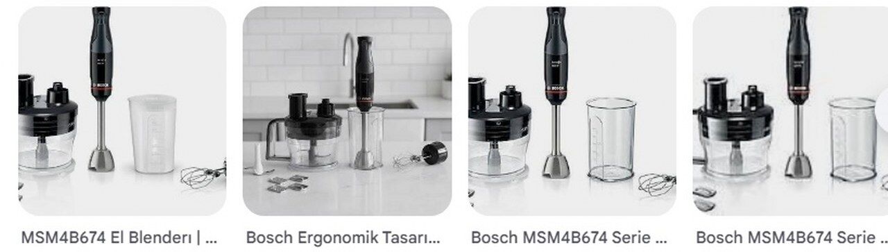 Bosch Ergomaster Msm4B674 Serie 4 El Blender Seti