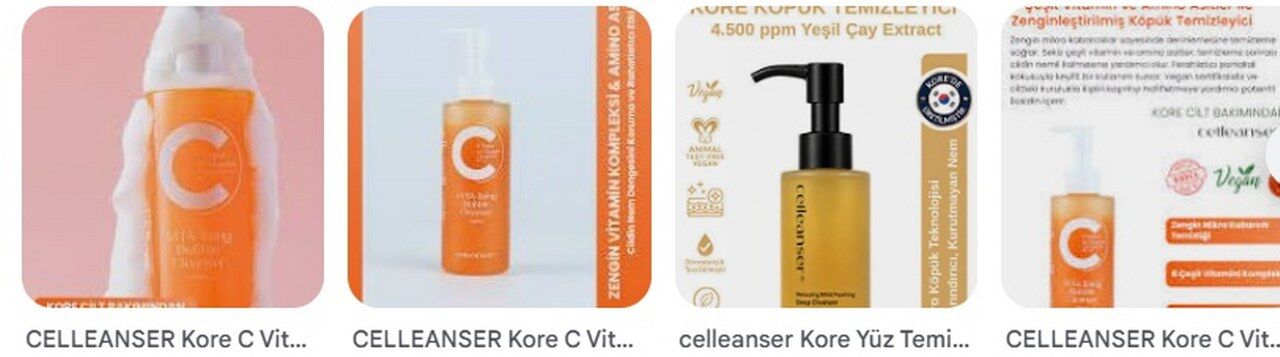 Celesty Collagen Vitamin C Yuz Temizleme Kopugu