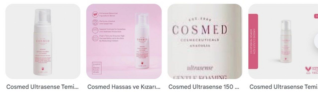 Cosmed Ultrasense Yastistirici Yuz Temizleme Kopugu