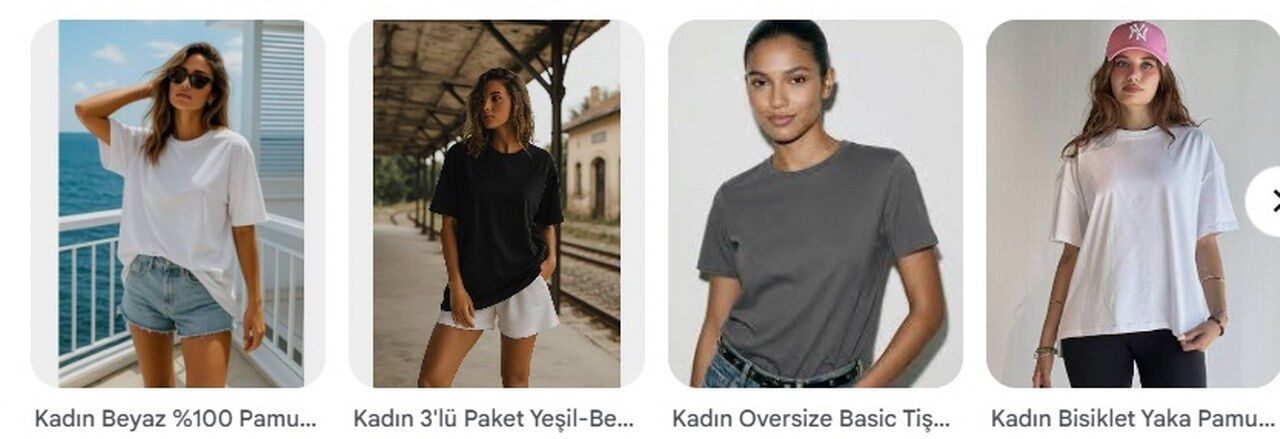 En Cok Satan Kadin Oversize Tisort Kombini