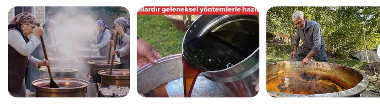 Erzincan Dogal Dut Pekmezi Yapimi
