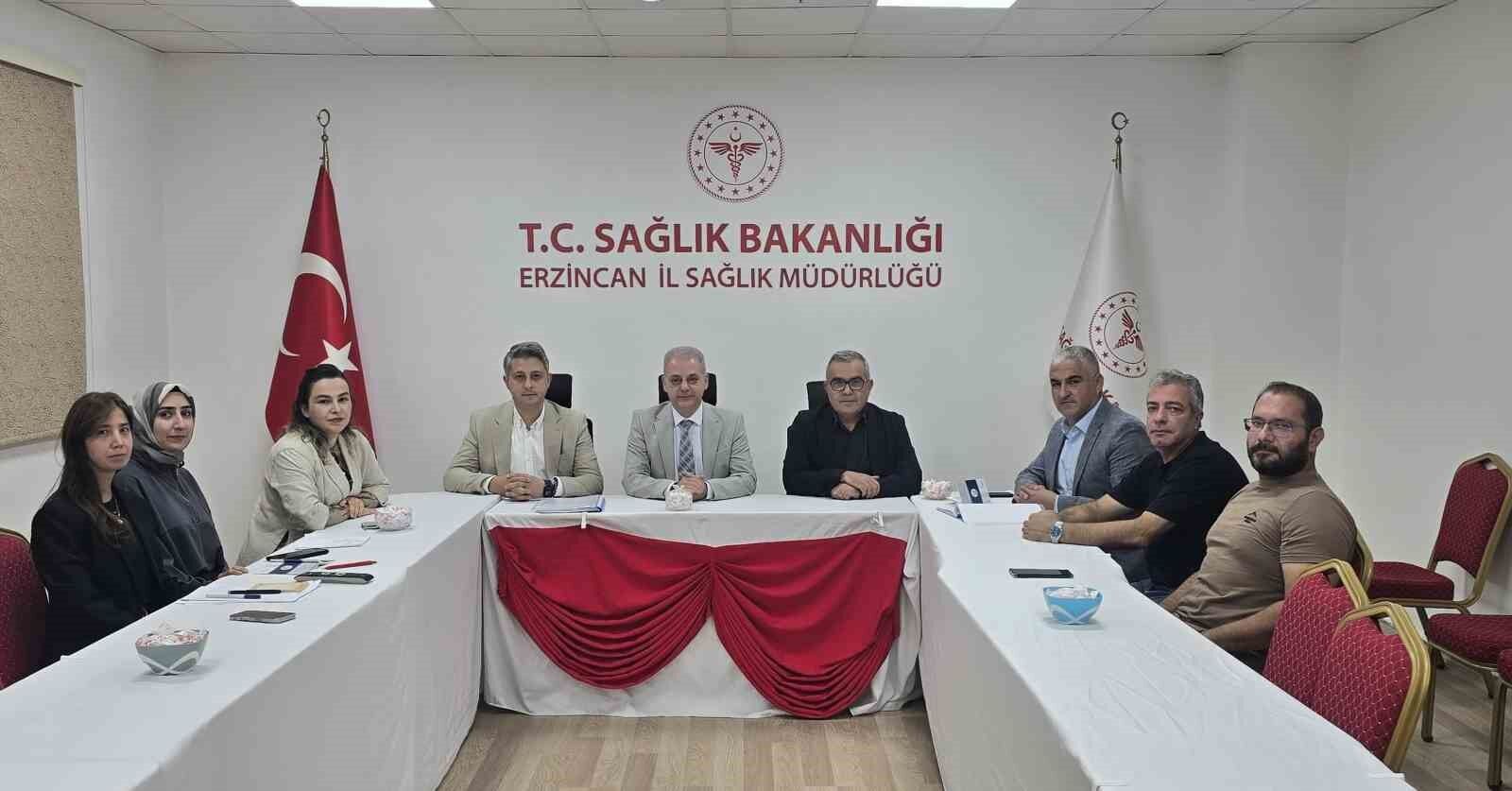 Erzincan İl Sağlık Müdürlüğünde İş Yeri Disiplin Kurulu Toplantısı yapıldı